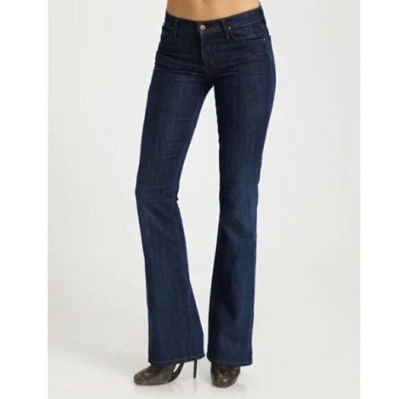 Citizens Of Humanity Dark Wash Amber Medium Rise Boot Cut Jeans Size 26 - Picture 2 of 12